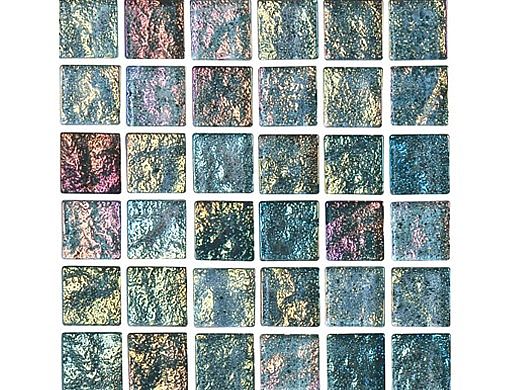 National Pool Tile Lightwaves Glass Tile | Sea Green 1x1 | LWV-SEA GREEN