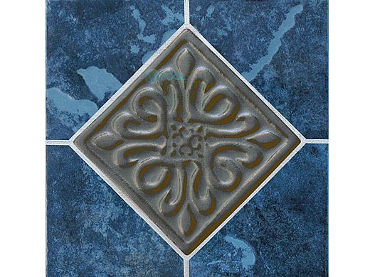 National Pool Tile Blue Seas 6x6 Deco | Royal Blue | SEA-ROYAL DECO