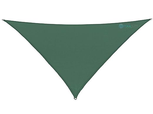 Coolaroo Coolhaven Triangle Shade Sail | 12-Foot Heritage Green | 473785