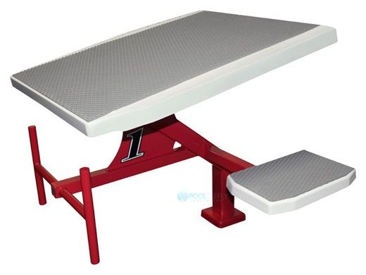 SR Smith Velocity Single Post Side Mount Starting Platform with TrueTread without Track Start | VELOSM-TA