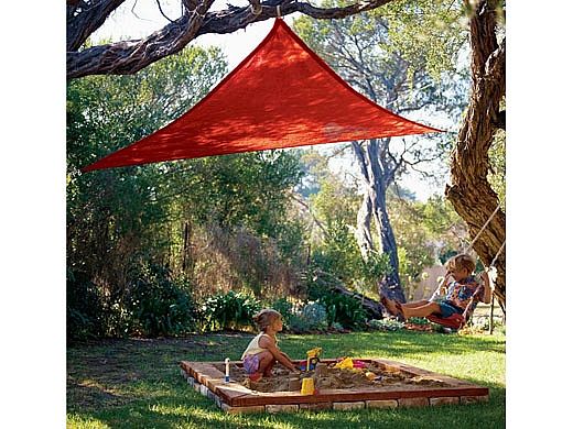 Coolaroo Kool Kolors Triangle Shade Sail | 9-Foot Red | 434519