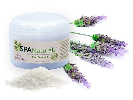 inSPAration Spa Naturals Dead Sea Salt Crystals | Lavender | 11oz | 592
