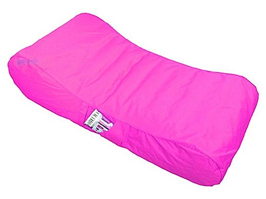 Ocean Blue Sun Searcher Capri Inflatable Pool Lounger | Fuchsia | 950307