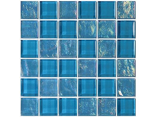 Artistry In Mosaics Twilight Series 1x1 Glass Tile | Azure | GT82323B12