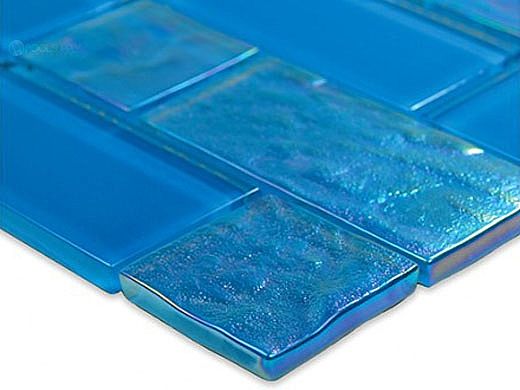 Artistry In Mosaics Twilight Series Glass Tile | Azure Mixed