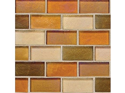 National Pool Tile Spectra 7/8 x 1 7/8 Glass | Harvest | OCN-HARVEST1X2