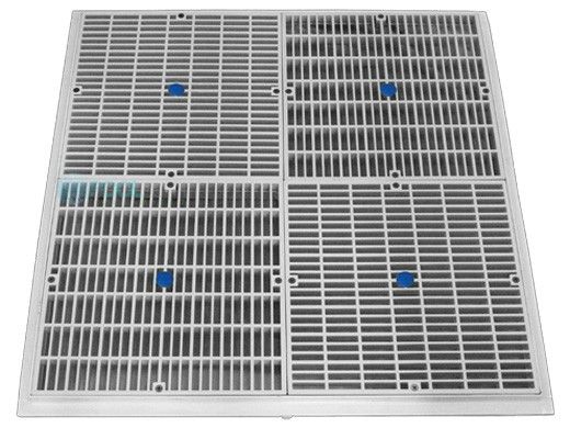 Aquastar 24'' X 24'' Plastic Square Frame with Screws | White | 24FR101