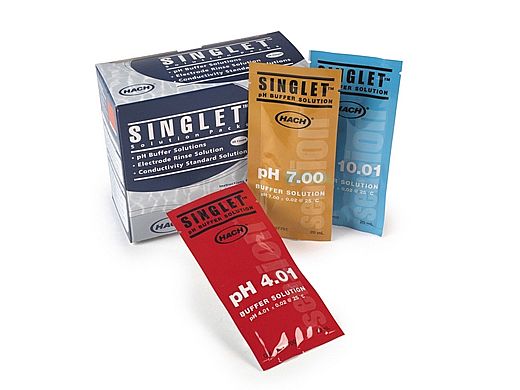 AquaChek Calibration Singlets Single-Use pH Buffer | pH 7.00 (NIST) | Case of 20 | 2770120