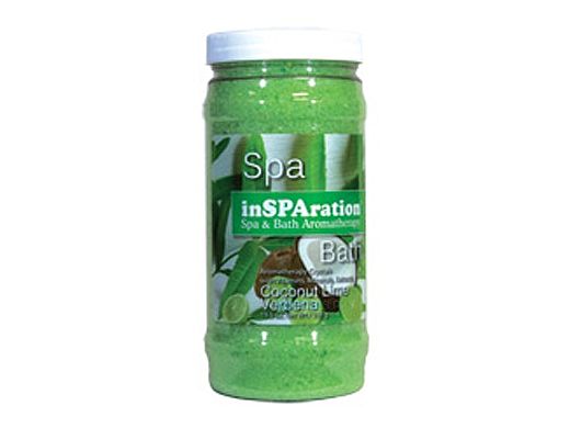 inSPAration Spa & Bath Aromatherapy Crystals | Coconut Lime Verbena | 19oz Jar | 755