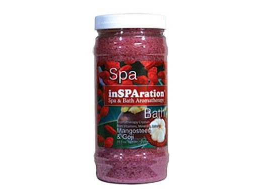 inSPAration Spa & Bath Aromatherapy Crystals | Mangosteen & Goji | 19oz Jar | 757