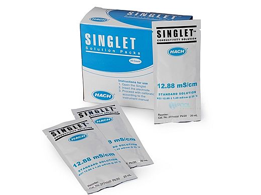 AquaChek Calibration Singlets Single-Use Conductivity Foiled Calibration Singlet | 12.88 mS/cm | 2771520