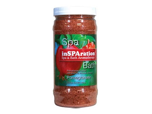inSPAration Spa & Bath Aromatherapy Crystals | Pomegranate | 19oz Jar | 760