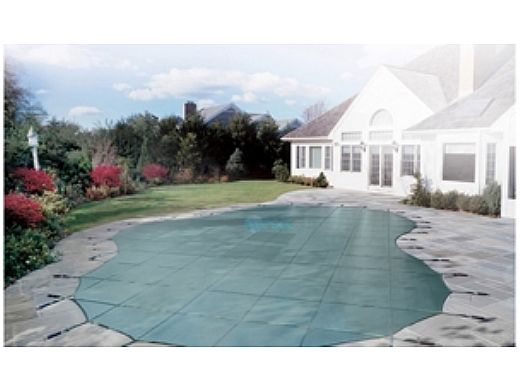 Loop-Loc 15-Year Solid Safety Cover | Grecian 18' x 37' | 4' x 8' Center End Step | no Drain Panel | Cover Pump | LLSP183748GCES