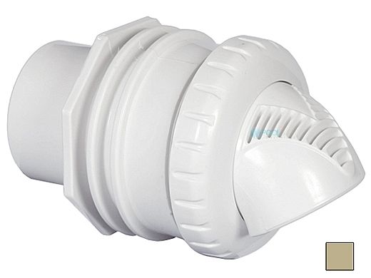 Infusion Pool Products Venturi Return Fitting | Standard Wall Assembly 1" Inside 1.5" Outside Inlet | Tan | VRFSWATN