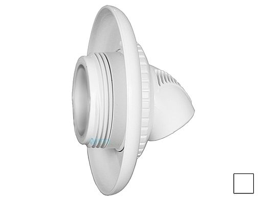 Infusion Pool Products Venturi Return Fitting | Threaded 1.5" Inlet with Flange | White | VRFTHFWH