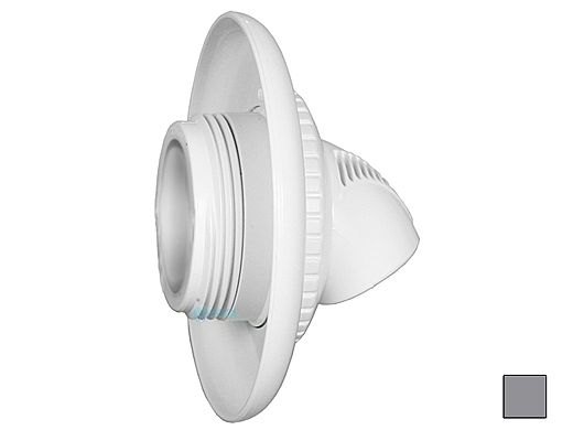 Infusion Pool Products Venturi Return Fitting | Threaded 1.5" Inlet with Flange | Dark Gray | VRFTHFDG