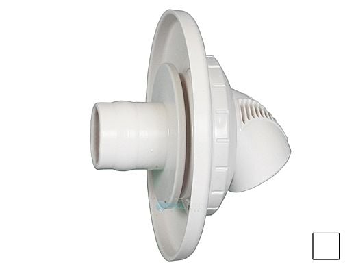 Infusion Pool Products Venturi Return Fitting | Self Aligning Slip 1" Inlet with Flange | White | VRFSAF1WH