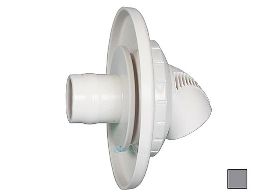 Infusion Pool Products Venturi Return Fitting | Self Aligning Slip 1" Inlet with Flange | Dark Gray | VRFSAF1DG