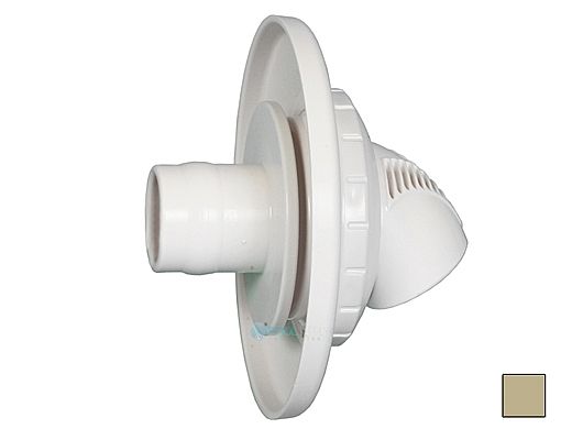 Infusion Pool Products Venturi Return Fitting | Self Aligning Slip 1" Inlet with Flange | Tan | VRFSAF1TN