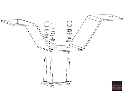 Inter-Fab 8' Duro-Spring Steel Base Only with Jig | Copper Vein | DSS8-4