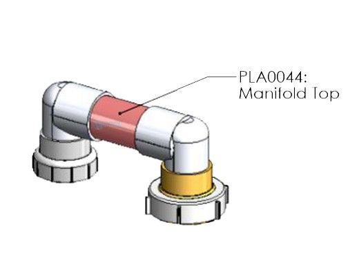 AutoPilot Manifold Top Portion for 941-215C-A | PLA0044