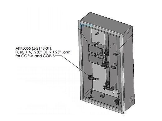 AutoPilot CoPilot Power Supply Fuse | 1A .250" OD x 1.25" Long | APK0055 | 5-2148-01