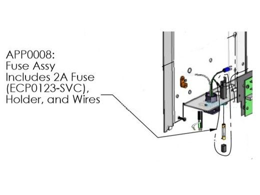 Autopilot AG Power Supply Fuse Assembly | Includes 2A Fuse, Holder and Wires | APP0008