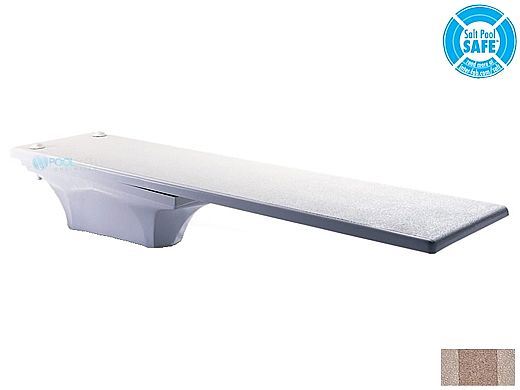 Inter-Fab La Mesa Base with Duro-Beam aquaBoard™ Board Complete | 8' Tan with Tan Top Tread and Tan Base | DB8TAN-LAM8