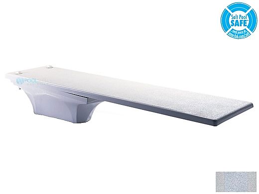Inter-Fab La Mesa Base with Duro-Beam aquaBoard™ Board Complete | 8' Gray with Gray Top Tread and Gray Base | DB8GRY-LAM8