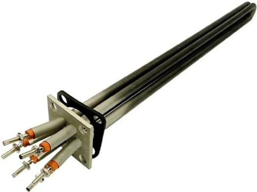 Coates Heater 15kW Element 480V with 4-Bolt Flange & Gasket | Titanium | 20006016T