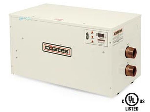 Coates Electric Heater 45kW Three Phase 480V | Digital Thermostat | Cooper Nickel | 34845PHS-CN