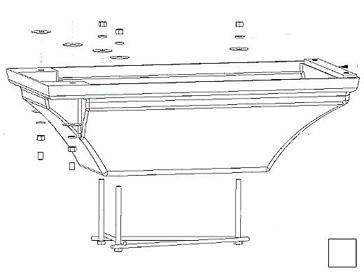 Inter-Fab City Fiberglass Base Only with Jig | White | CITY-6