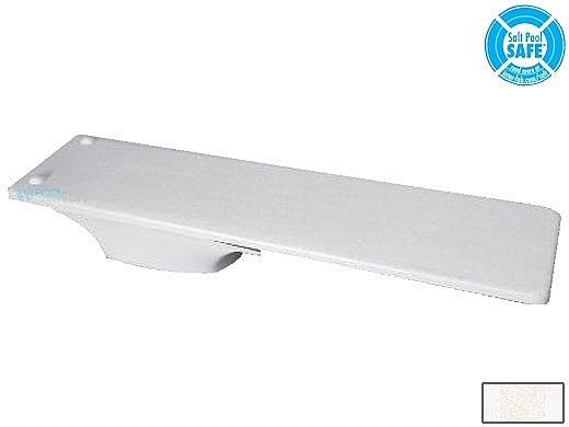 Inter-Fab City Base with Duro-Beam aquaBoard™ Board Complete | 6' White with White Top Tread and White Base | DB6WW-CITY