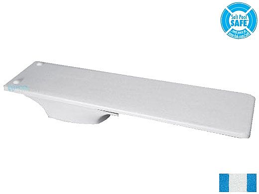 Inter-Fab City Base with Duro-Beam aquaBoard™ Board Complete | 6' Blue with White Top Tread and White Base | DB6BW-CITY