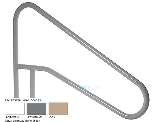 SR Smith 54" Center Grab Sealed Steel Rail | Taupe Color | 304 Grade | .065 Wall Commercial | DMS-102B-VT