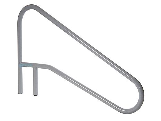 SR Smith 54" Center Grab Stainless Steel Rail with Welded Mounting Plate | 316L Stainless Steel | .049 Wall Commercial | DMS-102P-MG