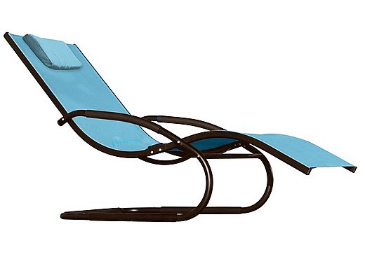 Vivere Wave Lounger | Sky Blue | WAVEL1-SB