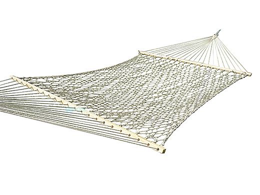 Vivere Double Cotton Rope Hammock | Natural | COT21