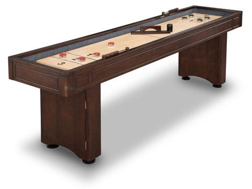 Hathaway Austin 9-Foot Shuffleboard Table | Mahogany Finish | NG1209 BG1209