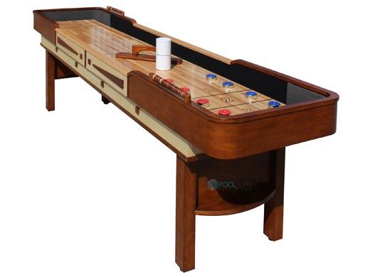 Hathaway Merlot Shuffleboard 9-Foot Table | Walnut | NG1305 BG1305