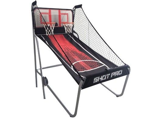 Hathaway Shot Pro Deluxe 81-In Dual Basketball Arcade Game with LED Scoring | NG2246BL BG2246BL