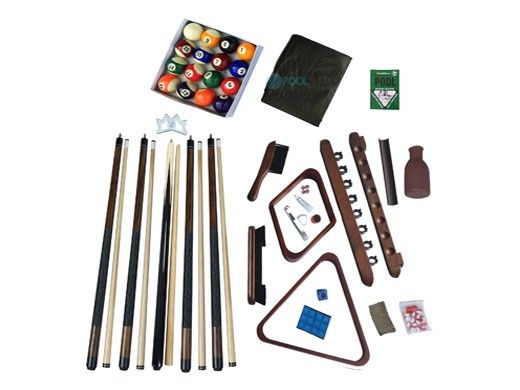 Hathaway Deluxe Billiards Accessory Kit | Walnut | NG2540W BG2540W