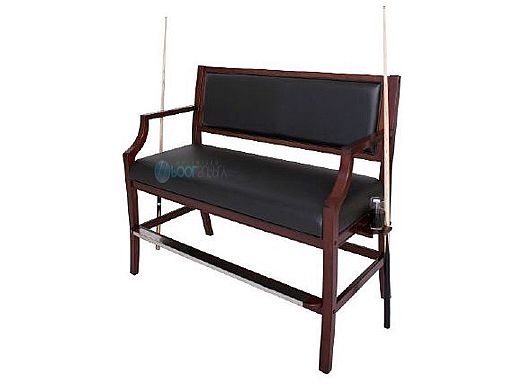Hathaway Hampton Club Spectator Bench | Walnut Finish | NG2554W