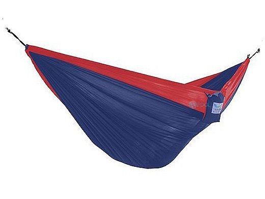Vivere Double Parachute Hammock | Navy-Red | PAR25