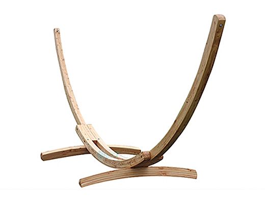 Vivere Arc Hammock Stand | 15-Foot Juniper Wood | 15ARCJW