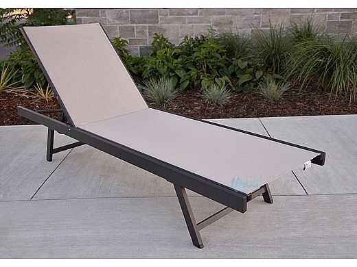 Vivere Urban Sun Lounger | Cocoa | URBLI-CO
