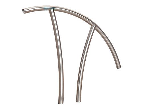 SR Smith Artisan Series Hand Rail Pair | .065 Thickness Powder Coated Taupe 1.90" OD | ART-1001-TP