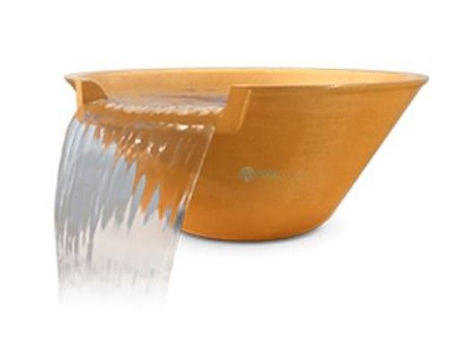 Pentair MagicBowl Water Effects Fountain Bowl without Light Niche  | Round Brass | 580044