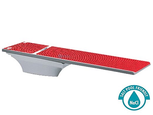 SR Smith Flyte-Deck II Stand With TrueTread Board Complete | 6' Radiant White with Red Top Tread | 68-207-7362R