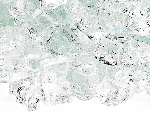 American Fireglass Half Inch Classic Collection | Clear Fire Glass | 55 Pounds | AFF-CLR12-55